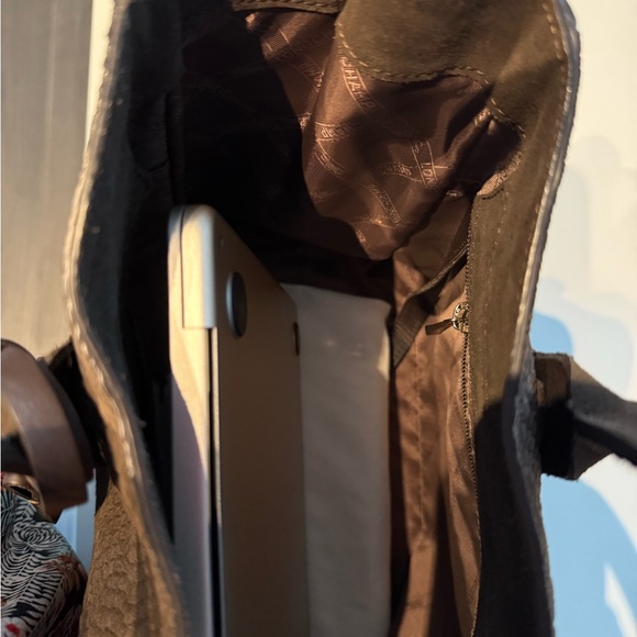 Longchamp Penelope Python Snakeskin Embossed Tote Bag - Picture 15 of 15